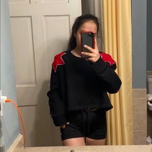 Lea and viola cropped sweatshirt